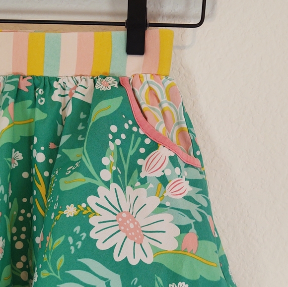 Wildflowers 6 Skort Skirt Pockets Rainbows Floral - Picture 6 of 6